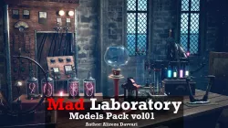 Mad Laboratory models pack for Unity  Low-poly  3D model