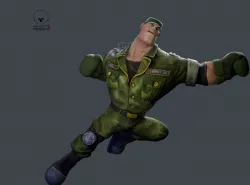 Male Boxing 3D model