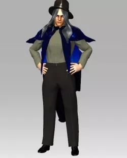 Male Wizard 3D model