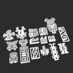 Maya ornament 3D model