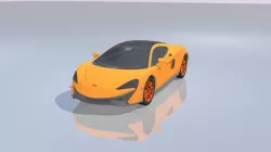 Mclaren 570gt Low-poly  3D model