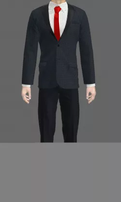 Men Suit 3D model