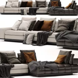 Minotti Lawrence Sofa 3D model