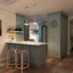 Modern Kitchen 3D model
