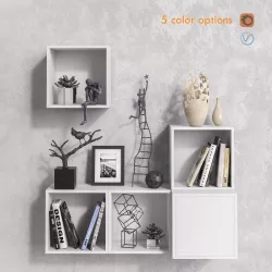 Modular furniture and decor set 7 3D model