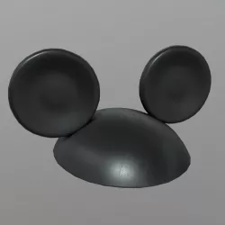Mouse Ears Low-poly  3D model