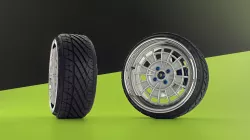 Mugen NR10R 18in JDM rare rim - RIM ONLY - 3D model