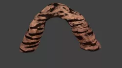 Natural Rock Arch for Game Engines Low-poly  3D model