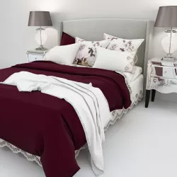 Next Olsen bed and Gatsby Bedside Table 3D model