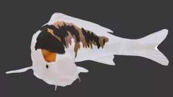 Nisikigoi Low-poly  3D model