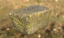 Old Concrete Block Low-poly  3D model
