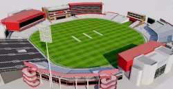 Old Trafford Cricket Ground - Manchester 3D model