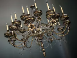 Ornate Floral Chandelier 3D model