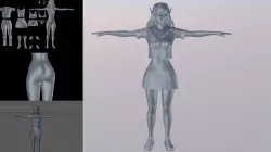 overwatch Dva 3D model