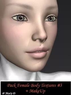 Pack Female Body Textures 3 3D model