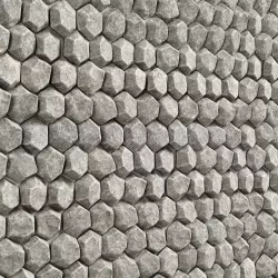 Panel stone hexagon 3D model