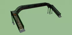 Pedestrian Bridge FCCA 3D model