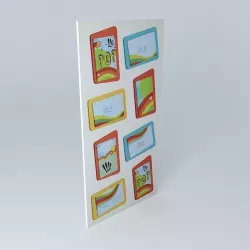 Photo Frame multivues Happy houses the world 3D model