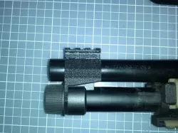 Picatinny rail front sight base for Tokyo Marui M870 Breacher airsoft shotgun