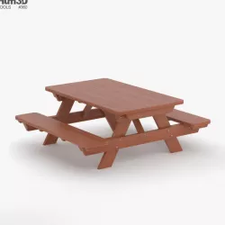 Picnic Table 3D model