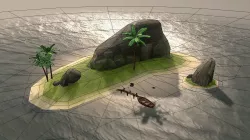 PirateCollection Island Low-poly  3D model
