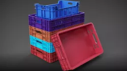 Plastic Crate 3D model