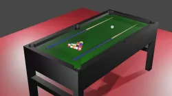 Pool Table Set Low-poly  3D model