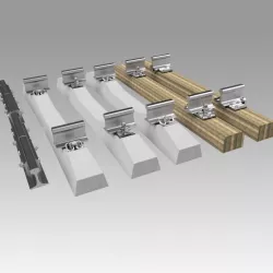 Rail fastening  3D model