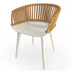 Rattan Armchair Cyborg 3D model