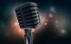RETRO MICROPHONE 3D model