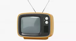 Retro TV 3D model