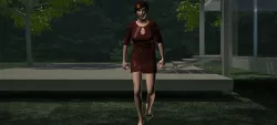 Rigged Female Character Low-poly  3D model