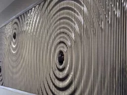 Ripple Wall Installation 3d model 3D model