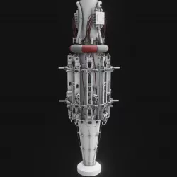 Rotary Bomb Bay Low-poly  3D model
