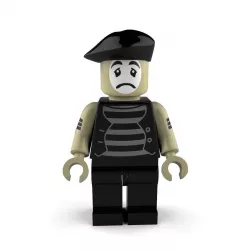 Sad Mime Lego 3D model