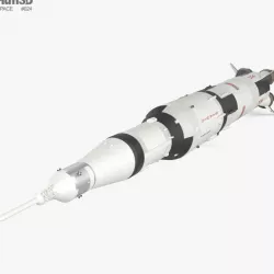Saturn V 3D model