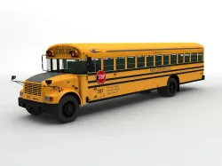 School Bus  3D model