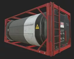 Sci-Fi Container Low-poly  3D model