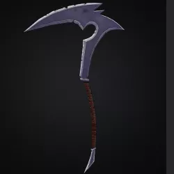 Scythe  Low-poly  3D model