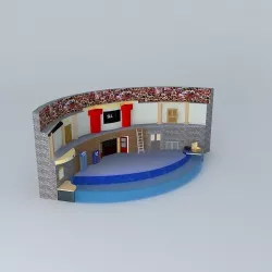 Sea Lion Stadium SeaWorld San Diego 3D model