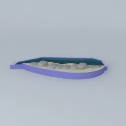 SeaWorld San Antonio Seal Lion Interaction Area 2 3D model
