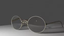 Simple glasses 3D model