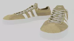 Snickers Adidas Leather Low Poly - VR Low-poly  3D model