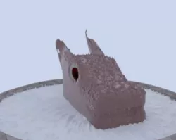 Snow Statue  3D model