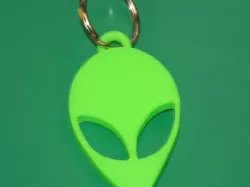 Space Alien Keychain