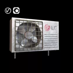 Split Conditioner System LG 3D model