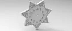 star clock 3D model