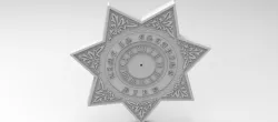 star clock 3D model