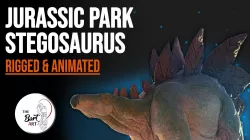 Stegosaurus For your Games And Animations Blender  Low-poly  3D model