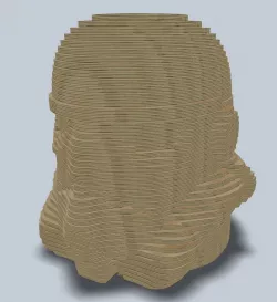Stormtrooper layer laser lasercut 3D model